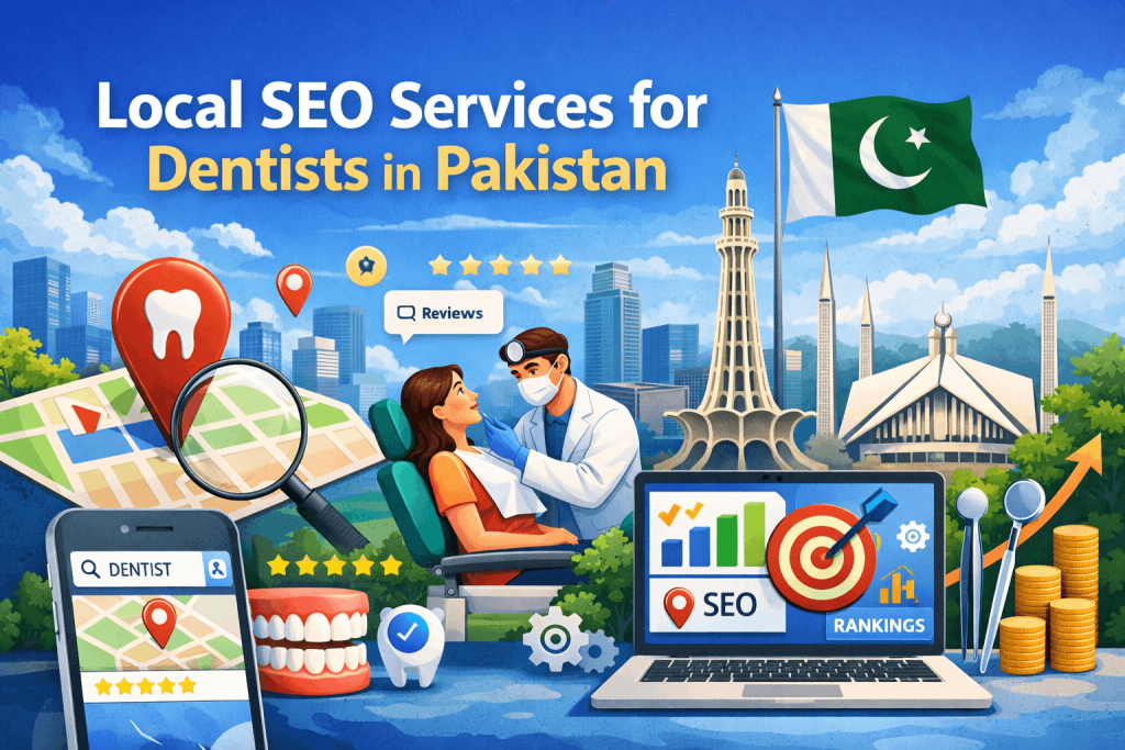 local seo services for dentists in Pakistan
