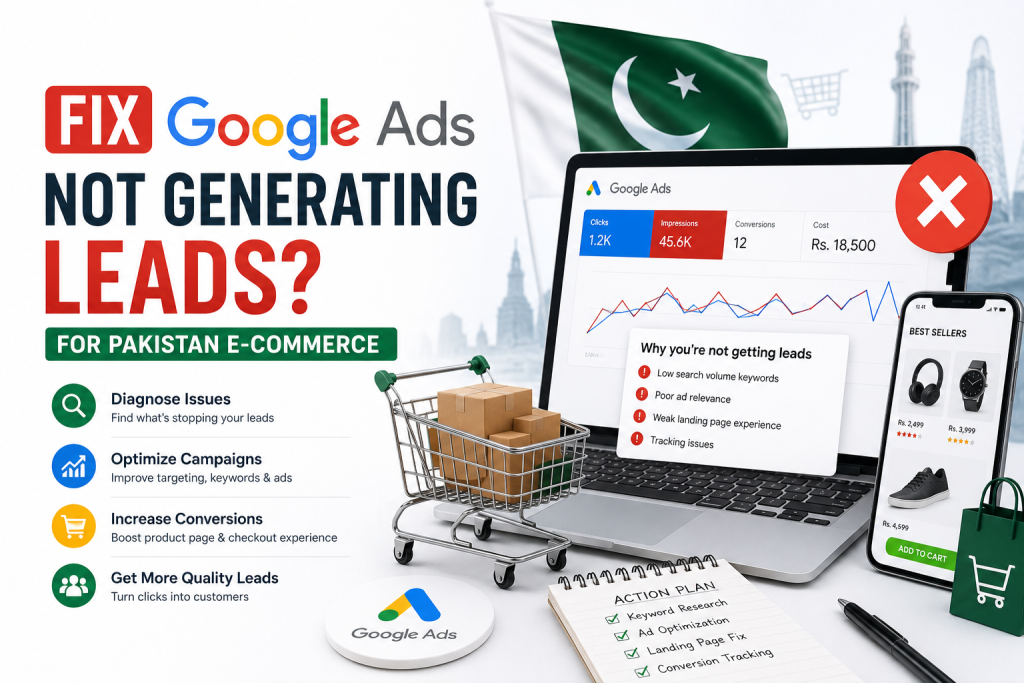 Fix Google Ads Not Generating Leads for Pakistan E-commerce