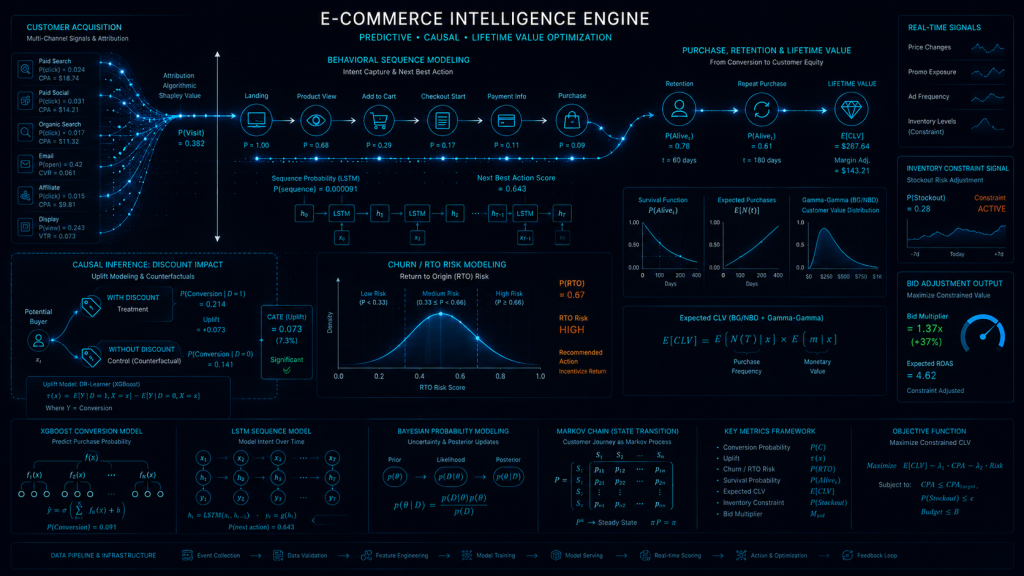 E-Commerce Intelligence Usman Saeed Predictive Ecommerce Data Science & ML-Powered Growth Engineering