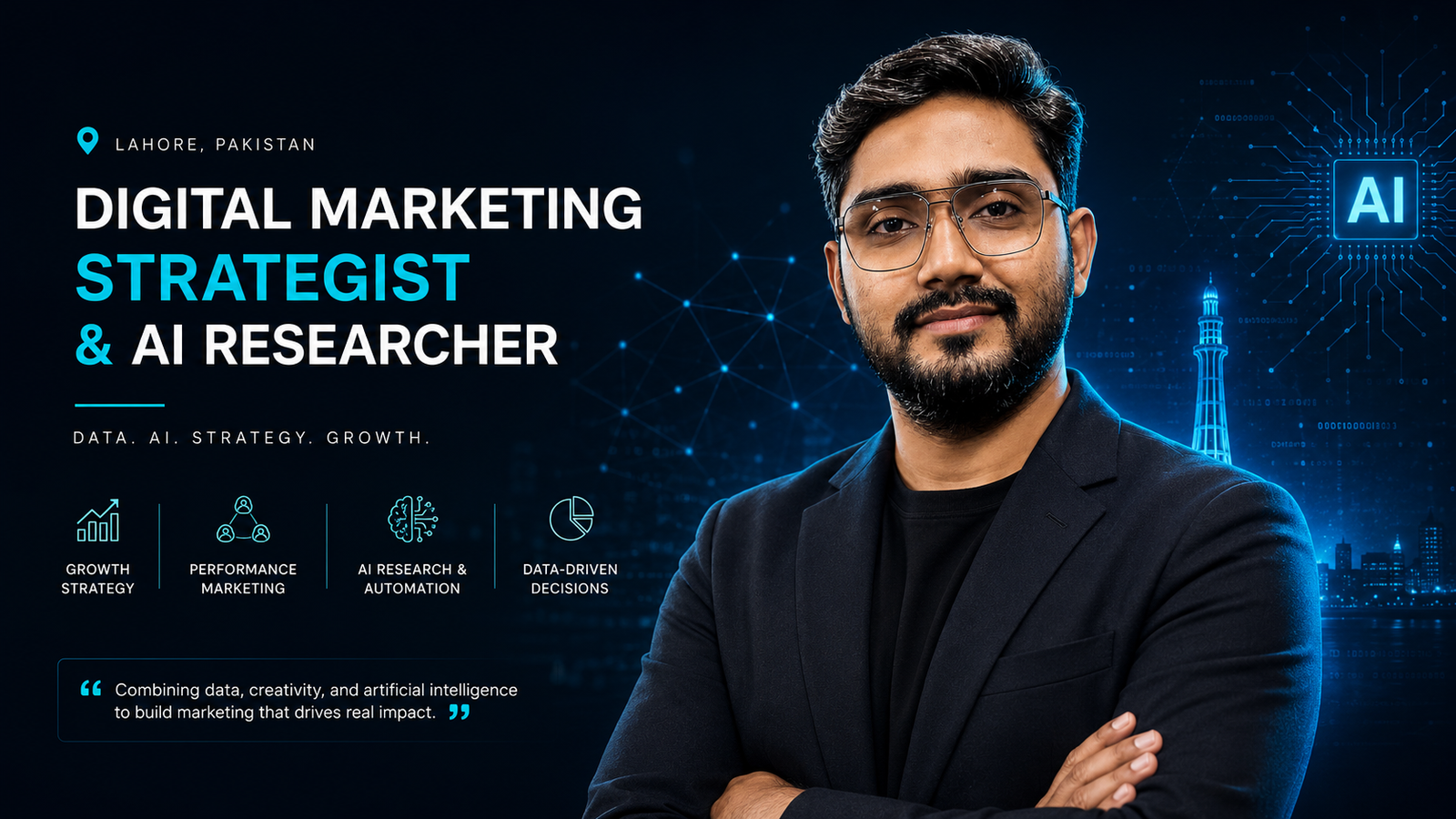 My Story — Usman Saeed AI & Data-Driven Digital Marketing Strategist