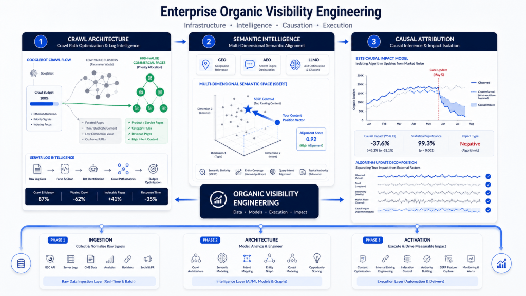 Organic Visibility Engineering Services Enterprise SEO, GEO, AEO & Computational Search Intelligence